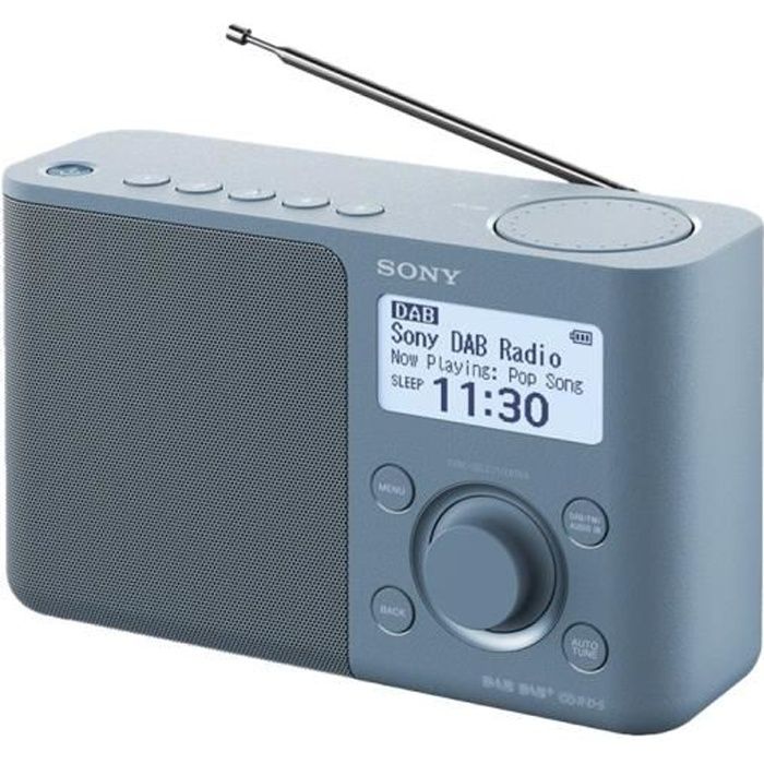 Sony XDR-S61D Radio portative DAB bleu