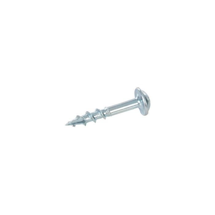 100 vis SQ numéro 8 x 1- TC à collerette pas grossier pour perçages dissimulés - 948950 - Triton
