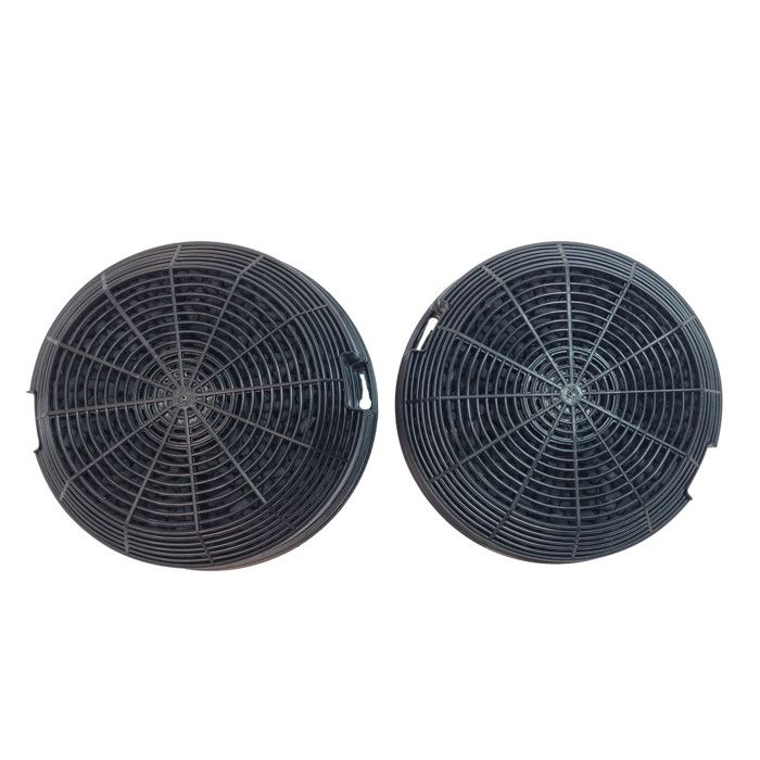 Lot de 2 filtres charbon type 47 (92199-1648) - Hotte - WHIRLPOOL, IGNIS, LADEN, FAURE, ARISTON HOTPOINT, PRIVILEG, BAUKNECHT, IKEA