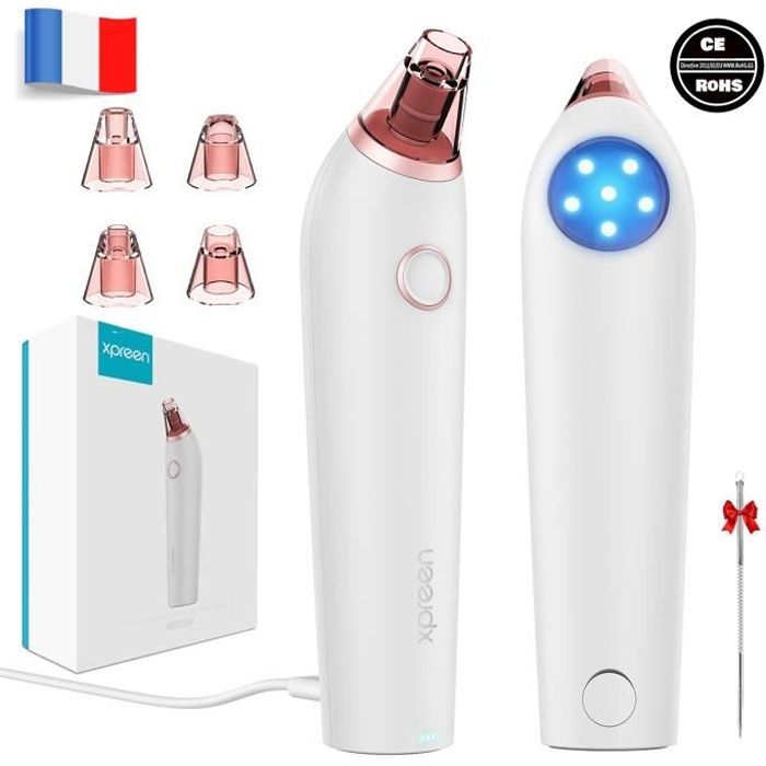 Aspirateur Point Noirs - Xpreen Extracteur de Point Noir Visage Appareil Point Noir Facial Nettoyeur Anti Retire Blackhead Remover
