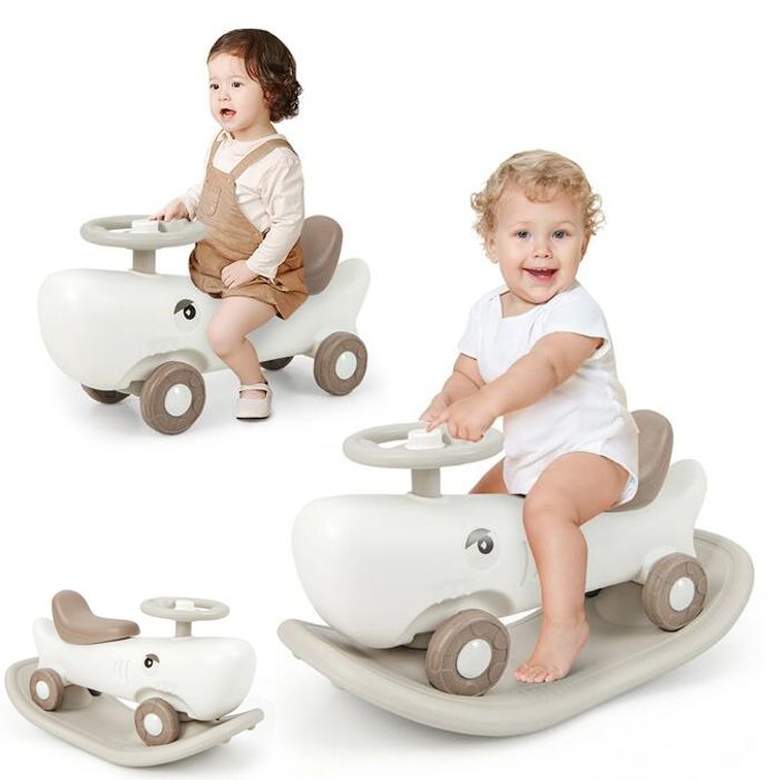Draisienne B b 3 en 1 DREAMADE Cheval Bascule Convertible