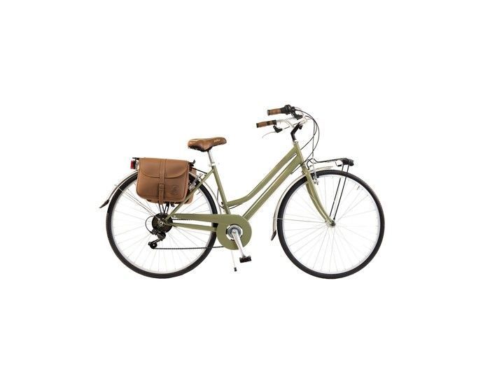 Velo de Ville Retro Via Veneto by Canellini Acier Dame Vert Olive 46