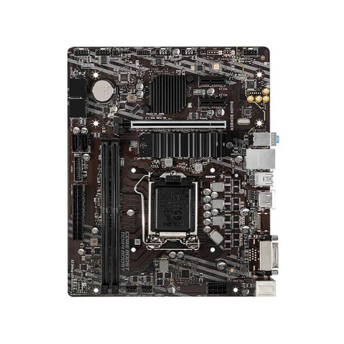 Carte mère MSI B460M BOMBER Intel B460 LGA 1200 2xDDR4 SDRAM 64 Go Micro ATX - Msi
