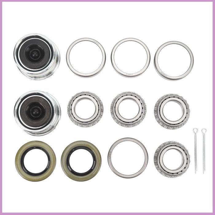 Kit Roulements Céramique Scellés FastEddy Bearings - Pour Semi-remorque Plate Tamiya - TFE6631
