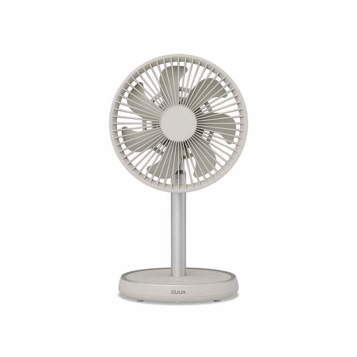 Duux Rize - Ventilateur de table - Ventilateur sans fil portable - Greige - Duux