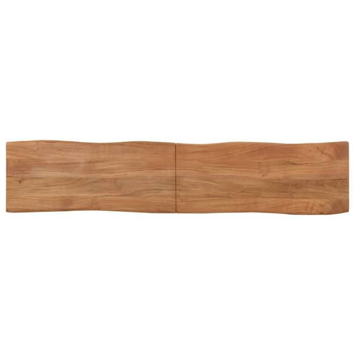 BEST-HOME Banc 160 cm bois d'acacia massif et acier,1parcel1491