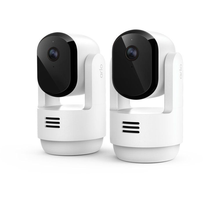 Caméra de surveillance - Arlo - Essential 3 Kit de 2 caméras 2K 360° - Intérieur