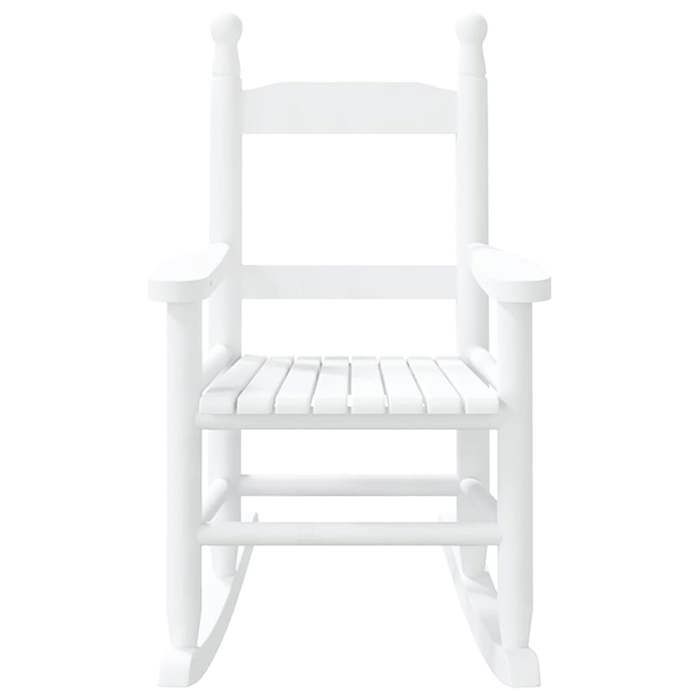 TOP 2026 Fauteuil berçante - 1 PLACE - MODERNE - enfants blanc bois de peuplier massif - 36x46.5x57 cm FF395
