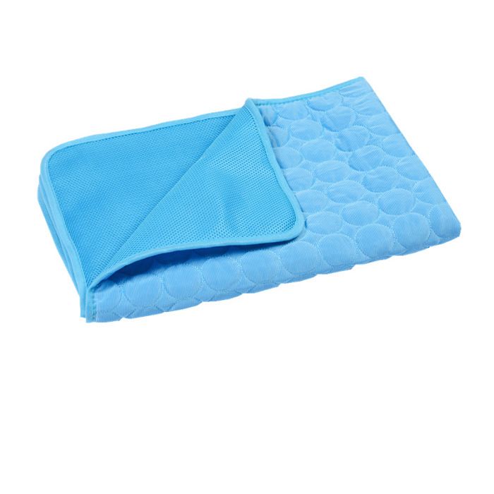 Tapis de refroidissement pour animaux - Phoesky - 70x55 cm - Bleu - Respirant - Lavable - Pour chien et chat