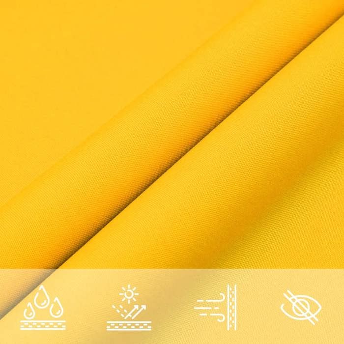 vidaXL Voile de parasol triangulaire 4x4x4