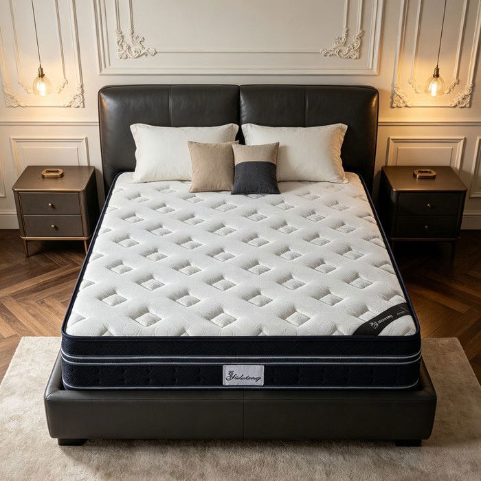 Matelas - YIDATONG - Orthopédique - 140 x 200 cm - 26 cm épaisseur - Ressorts ensachés