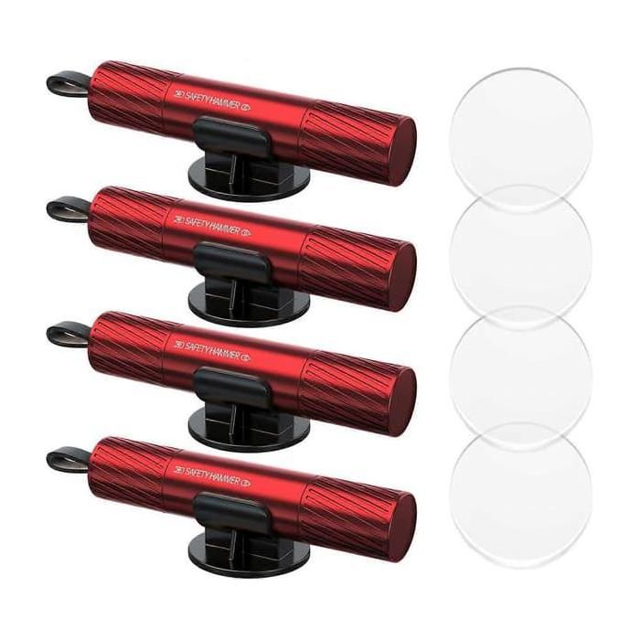 Marteau durgence et coupe-ceinture de sécurité Safe Pro X de haute qualité neuf en 4 pièces (4 pièces)