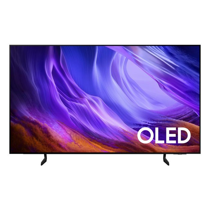 Téléviseur OLED 55 pouces noir SAMSUNG Ultra HD 3840 x 2160 Wi Fi 6 Tizen 4 HDMI 2.1 120 Hz VRR HDR10