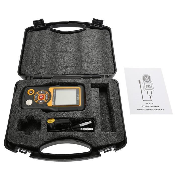 Jauge D’épaisseur à Ultrasons GM100 - Mesure Métal, Plastique, Verre - Écran LCD, Portable Et Précis