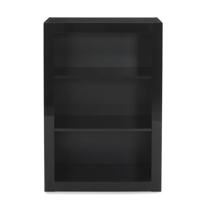 Katou Etagere 3 Tablettes Noire Achat Vente Meuble Etagere