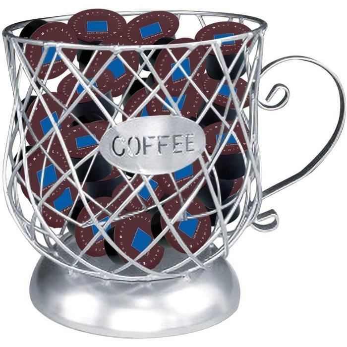 Porte-gobelet en forme de K - Noir - Porte-capsules de café - Panier de  rangement en fil métallique - Grande capacité - Pour c[926] - Cdiscount  Maison