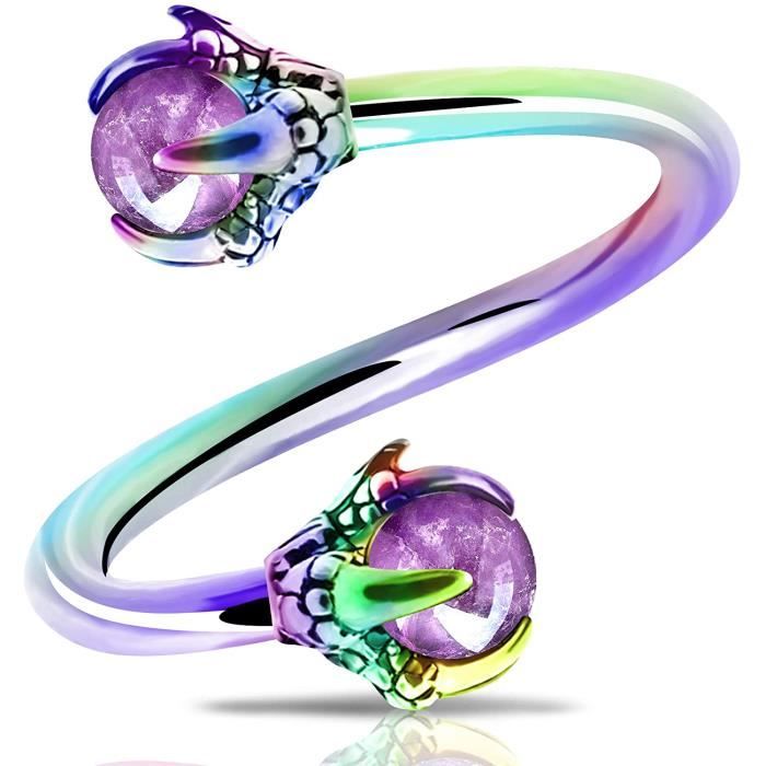 OUFER Helix Piercing Oreille Cartilage Dragon Griffe Piercing