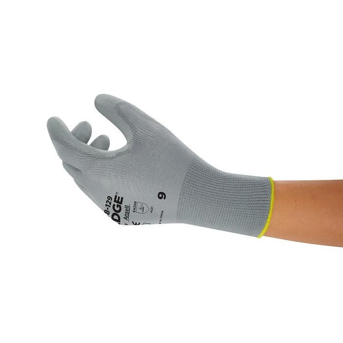 EDGE 48-129 Gants de Travail Multi-Usage, Protection Polyvalente,  Bricolage, Peinture, Mécanique, Manutention, Gant Fin Homme [121] -  Cdiscount Prêt-à-Porter