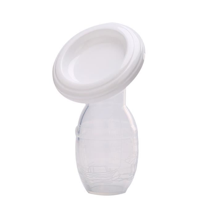 Pompe à Lait Manuelle En Silicone - 90 Ml, Pour Récupérer Les Fuites De Lait Maternel, Douce Et Sans Douleur