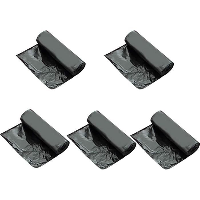 Lot De 100 Rouleaux De Sacs Poubelle Jetables Épais Noirs Et Colorés