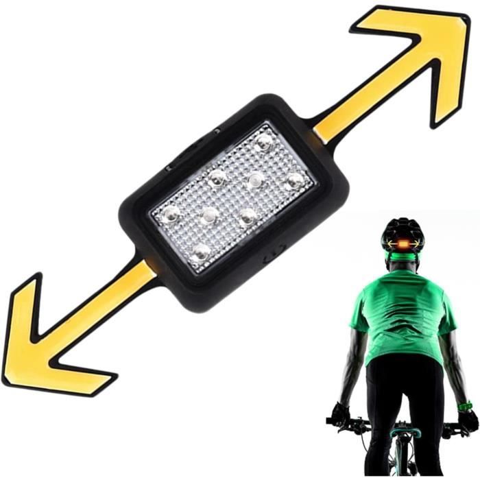 Lot De 2 Clignotants Vélo Rechargeables USB - Télécommande, 5 Modes, étanches IPX4 - Pour Scooter, VTT - 10