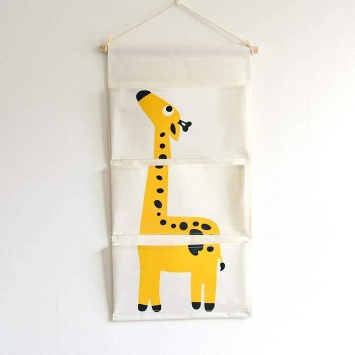 Lot 3 Sacs Rangement Suspendus Muraux - Organisateur 5 Poches Imperméable - Chambre, Salle De Bain, Cuisine - Gain De Place Bébé Enfant