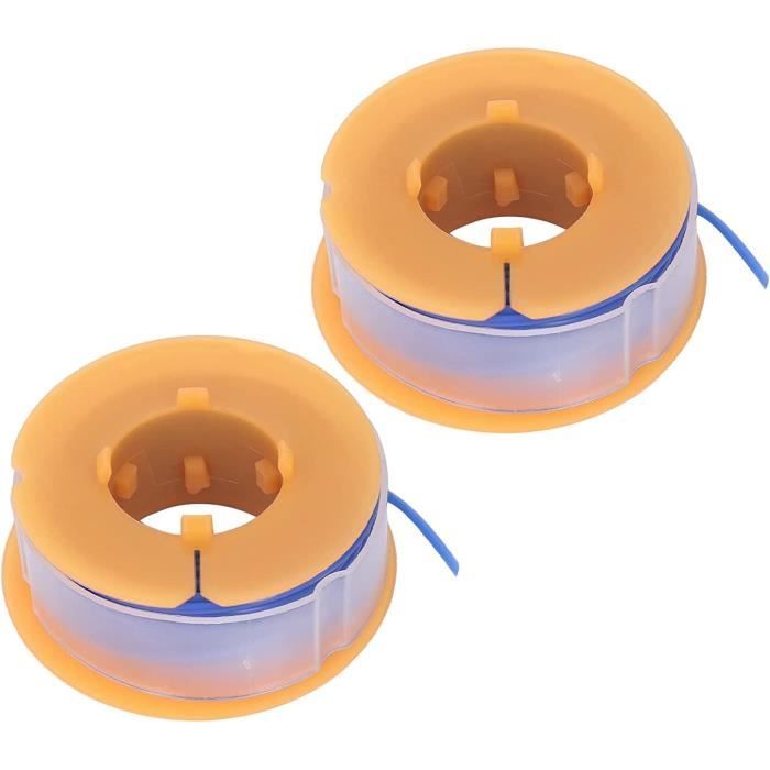 Lot De 4 Bobines De Fil Pour Coupe-bordure Titan 18V - 2.5m De Longueur, Diamètre 1.5mm - Alimentation Automatique