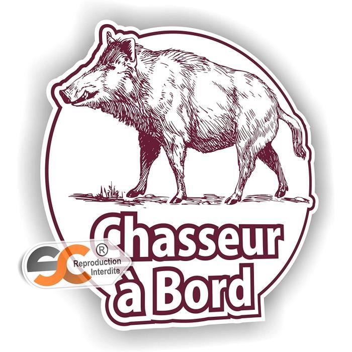 Autocollant Motif Tête De Sanglier AMA SHOP - Pour Casque, Moto, Voiture, Personnalisation Extérieure