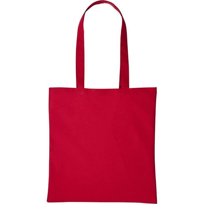 Cottonbagjoe Sac En Toile De Jute Non Imprimé Avec Deux Anses 38 X 42 Cm, Coton, Naturel, Lot De 10