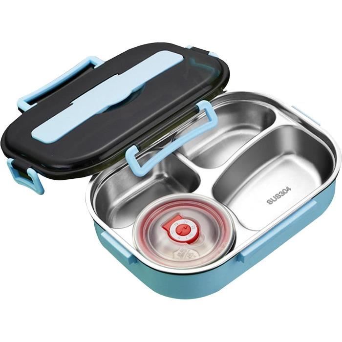 Boîte à Lunch Bento Isotherme Marvellous - Acier Inoxydable Hermétique Micro-ondable Pour Travail Et Pique-Nique
