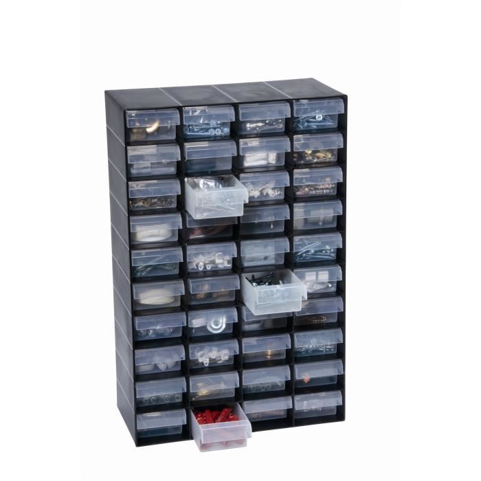 Armoire De Rangement En Plastique A 40 Tiroirs Pour Le Garage Ou