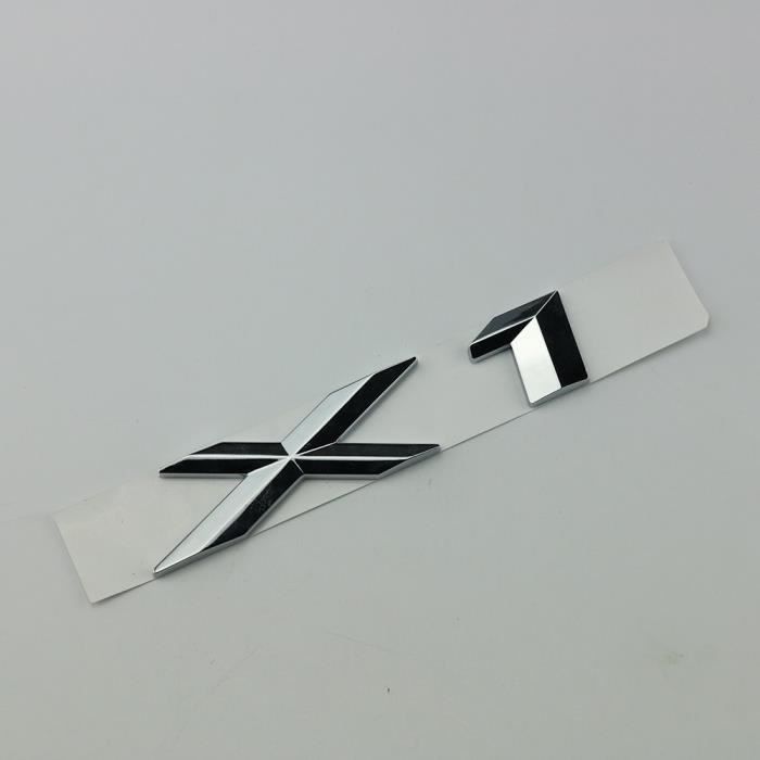 Badge Emblème Coffre Arrière X2 Noir Brillant - Logo Tuning BMW F39 U10