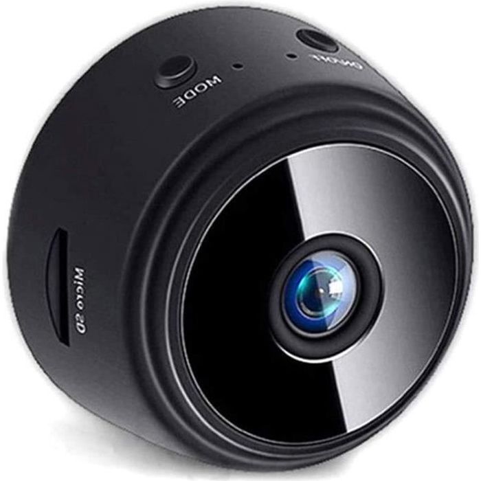 Mini Caméra Espion sans Fil Caméra Cachée Détection de Mouvement de Vision  Nocturne 1080P HD Caméras de Sécurité À Domicile Cac[150]