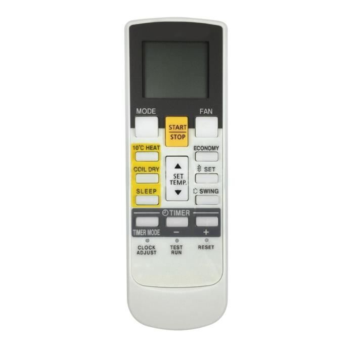 Télécommande Universelle Climatiseur Fujitsu General Compatible AR-JW1 AR-JW11 AR-JW21 AR-JW19 AR-JW2 AR-JW4 AR-JW22 AR-JW26 – Plug & Play Sans Programmation