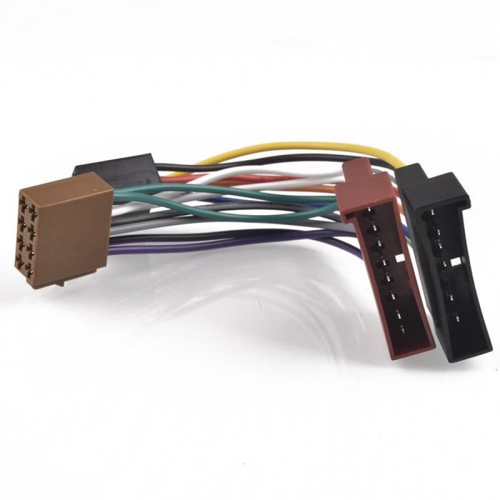 Câble de démarrage,Adaptateur de câble et connecteur de harnais d'autoradio ISO, pour ford Fiesta mk4 Escort Mondeo [A520462603]