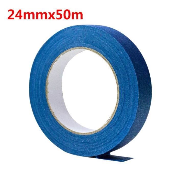 Scotch De Masquage Toaren 4 Rouleaux Ruban De Masquage - 50mx24mm Papier Peinture De Scotch Carrosserie