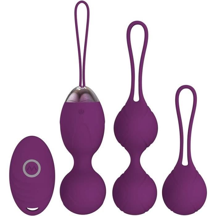 Boules De Kegel Geisha Avec Télécommande - Portée 10 M, 10 Fréquences, Recharge USB - Neuf