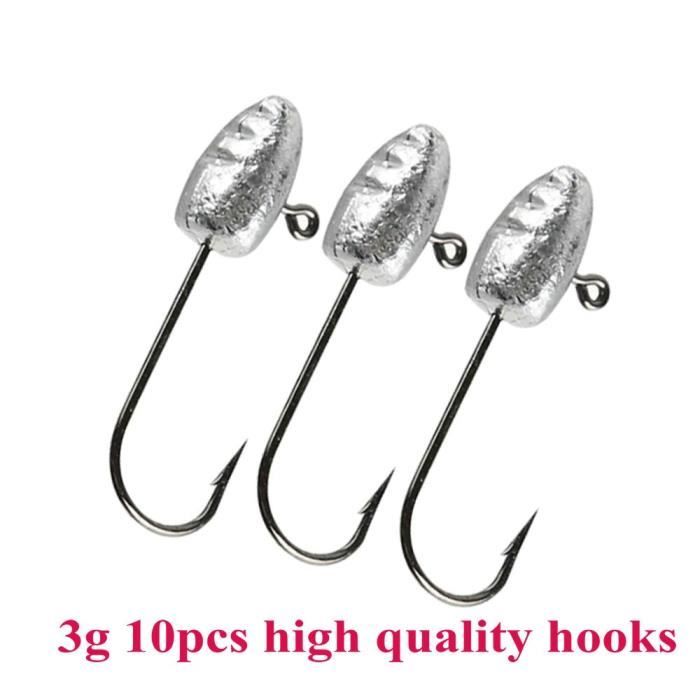 Lot De 30 Hameçons De Pêche JUKOTA - 3 Modèles, Manchons Alignement - Pour Carpe, Matériaux Non Toxiques - 7