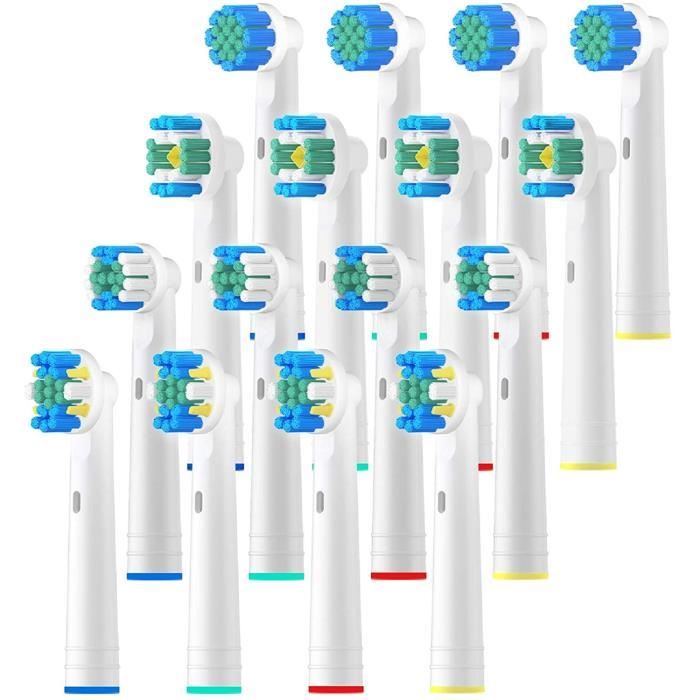 Lot De 8 Brossettes De Rechange Pour Brosse à Dents électrique Oral-B - Compatibles, Neuves