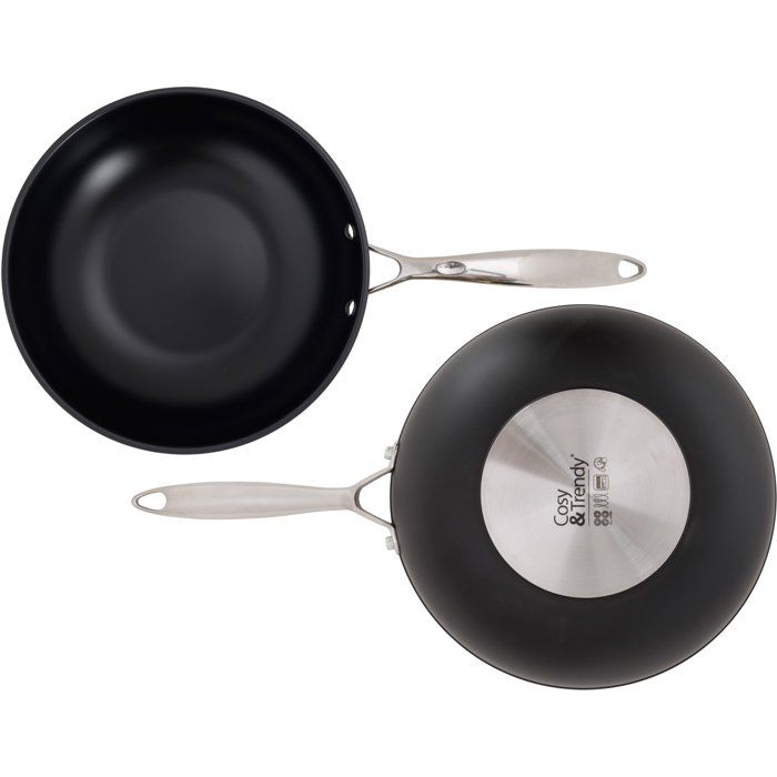 Wok - COSY & TRENDY - Revolution 28 cm - Plasma - Antiadhésif - Tous feux