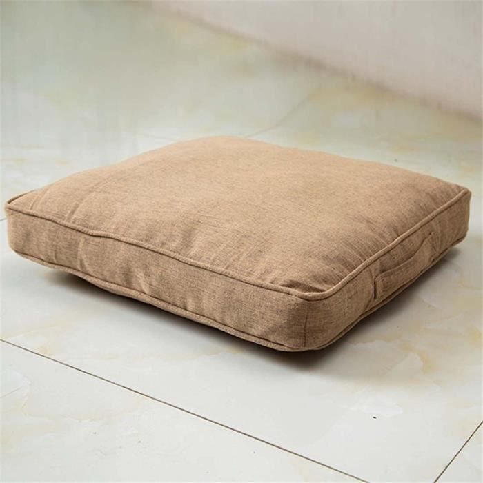 Coussin Rehausseur Canapé 2 Places Déhoussable - Suédine Chocolat - 100x50x10 Cm - Mousse Orthopédique - 5
