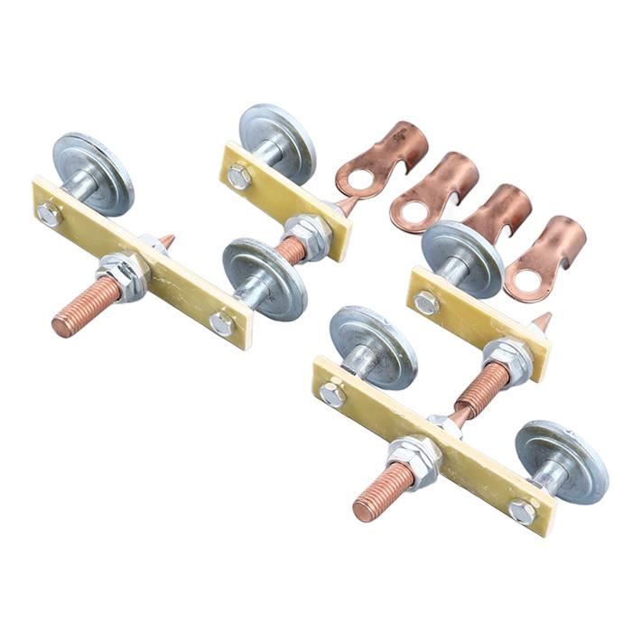 Tête Magnétique De Soudage Double En Laiton - Masse Magnétique Puissante Avec Panneau Isolant Pour Soudure Sûre Et Efficace