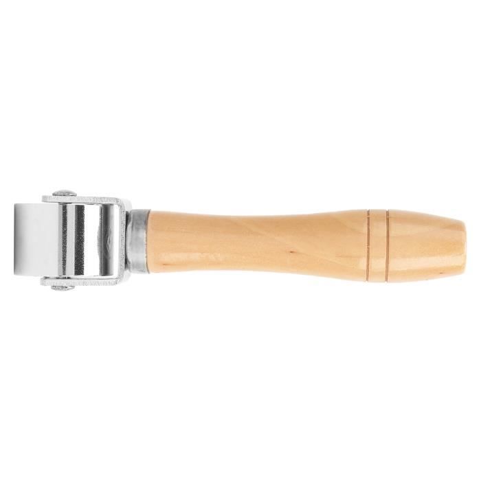 Outil Biseauteur Pour Cuir - Manche En Bois, 2 Lames De 25mm, Pour Chanfreiner Et Travailler Le Cuir - 8