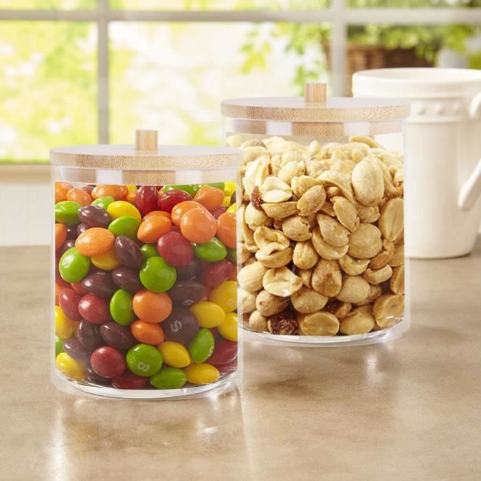 2pièces Pots De Rangement Céramique Contenants De Stockage Créatifs
