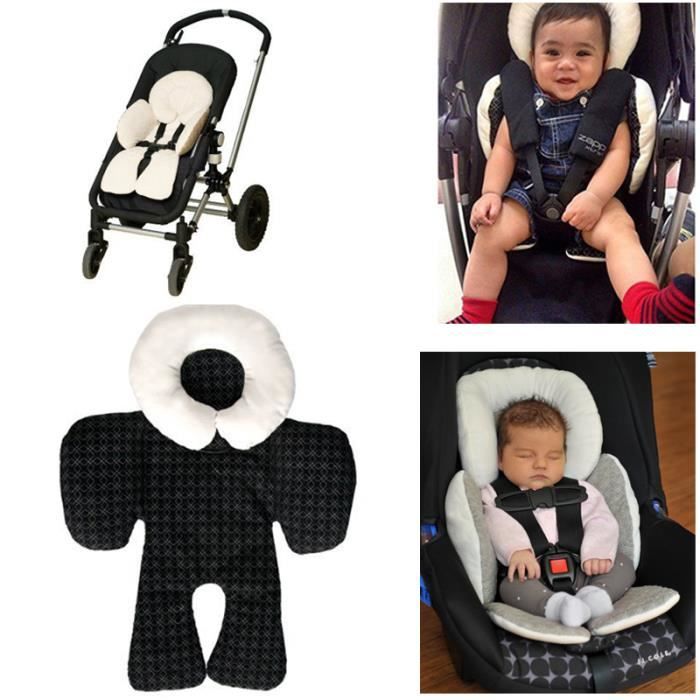 Siege de bebe poussette Oreiller de securite Protege la tete et le corps de l epaule Noir Achat Vente siege auto Siege de bebe poussette Ore Cdiscount