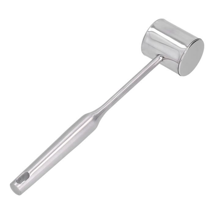 Kelim Maillet à Viande Aluminium - 2 Côtés (texturé & Lisse) Pour Attendrir Et Aplatir - Poignée Ergonomique