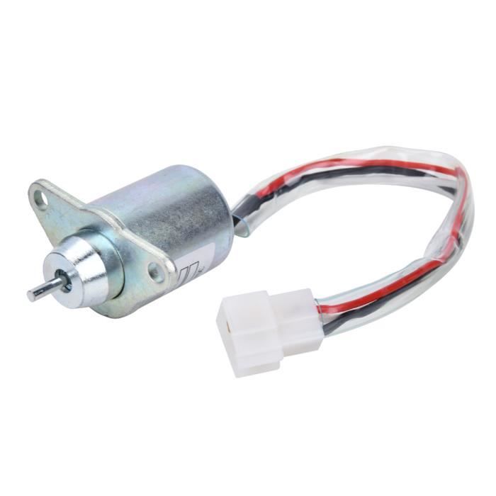 Électrovanne Coupure Huile 12V Haute Performance - Compatible Moteurs Diesel 186FA / 192F Générateurs 5-8 KW