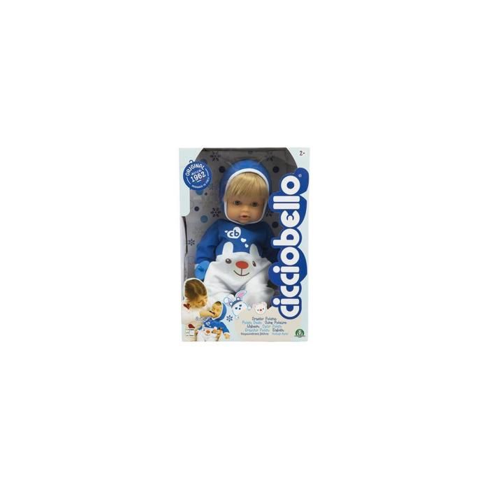 Poupée Cicciobello Ourson Polaire - Giochi Preziosi - 42 CM - Mixte - Bleu  - Cdiscount Jeux - Jouets