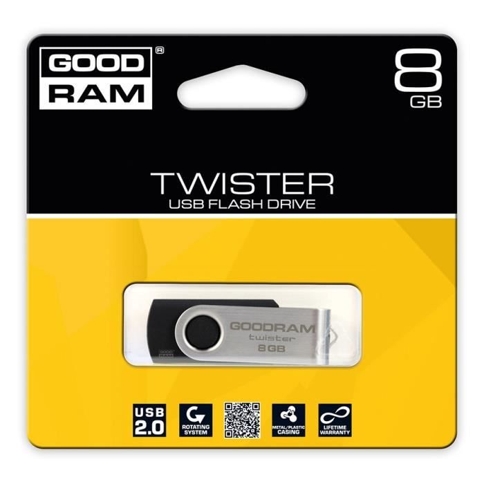 Clé USB 8GB - USB 2.0 - GoodRam