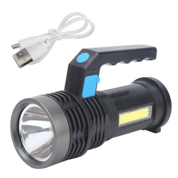 Lampe Torche LED Forte Puissance Rechargeable Type Philips Sfl2188 Pour Camping